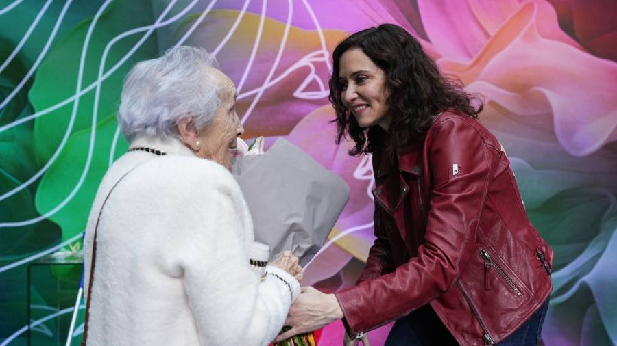 La presidenta, Isabel Díaz Ayuso, entrega los Reconocimientos por el Día Internacional de la Mujer en la Real Casa de Correos