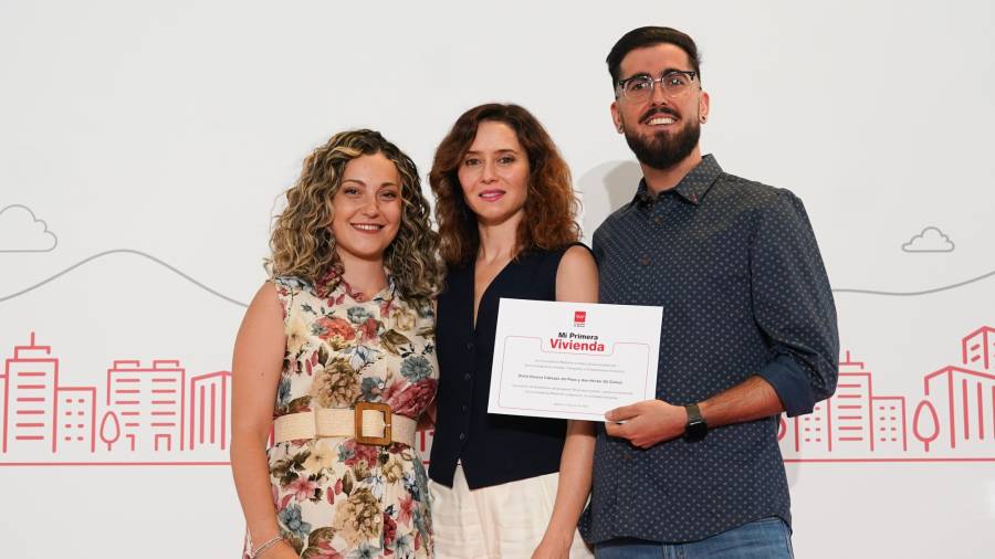 Díaz Ayuso presenta las novedades de Mi Primera Vivienda