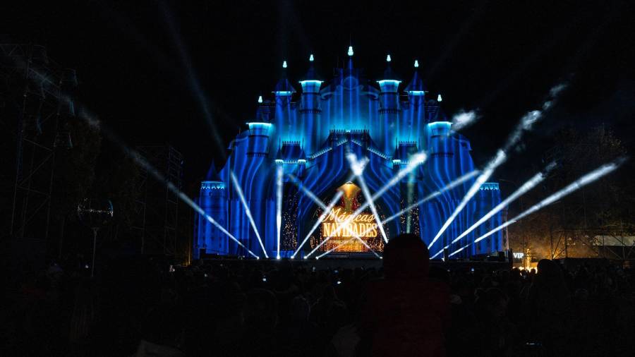 Iluminación durante la inauguración de las Mágicas Navidades 2024