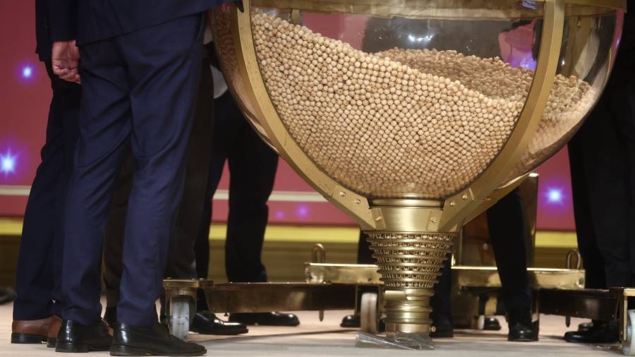 Momento previo al inicio del sorteo