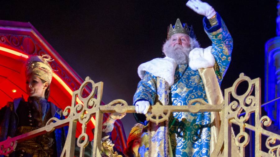 El Rey Melchor en la Cabalgata de Madrid