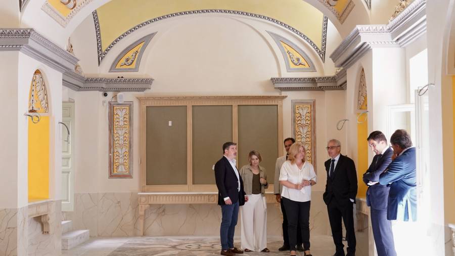 Visita al Palacio de El Capricho tras la finalización de las obras de rehabilitación