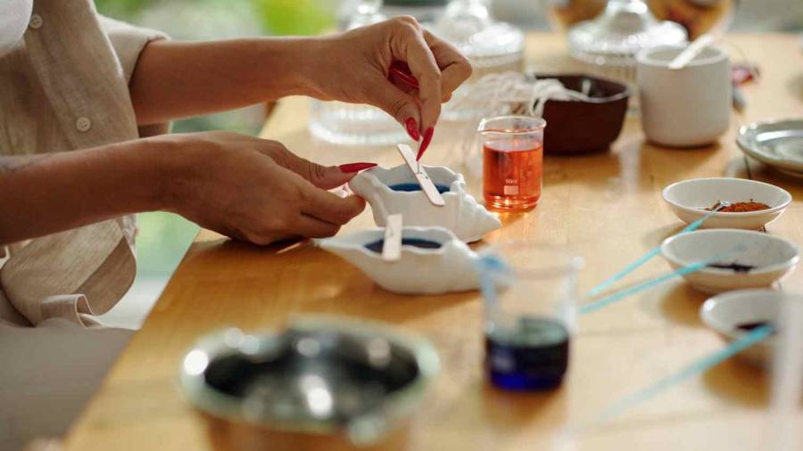 Imagen de archivo de un taller de velas