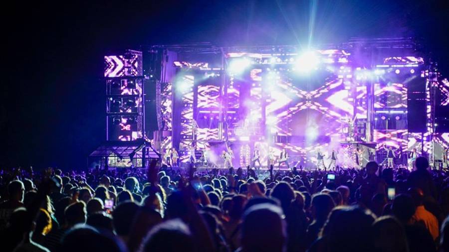 Imagen de archivo de la orquesta en las fiestas patronales