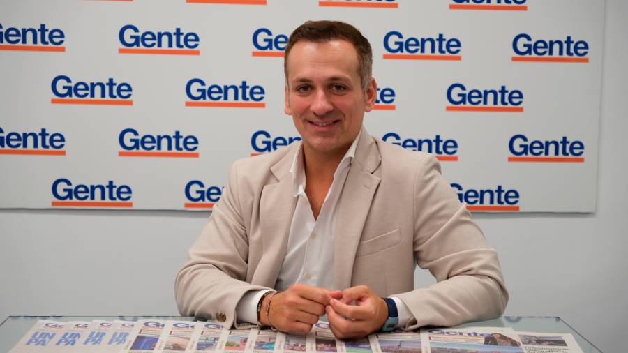 Antonio José Mesa, durante su visita a GENTE
