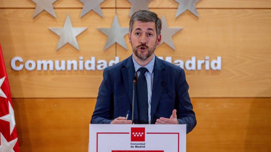 El consejero de Presidencia de la Comunidad de Madrid, Miguel Ángel Garcí­a Martín