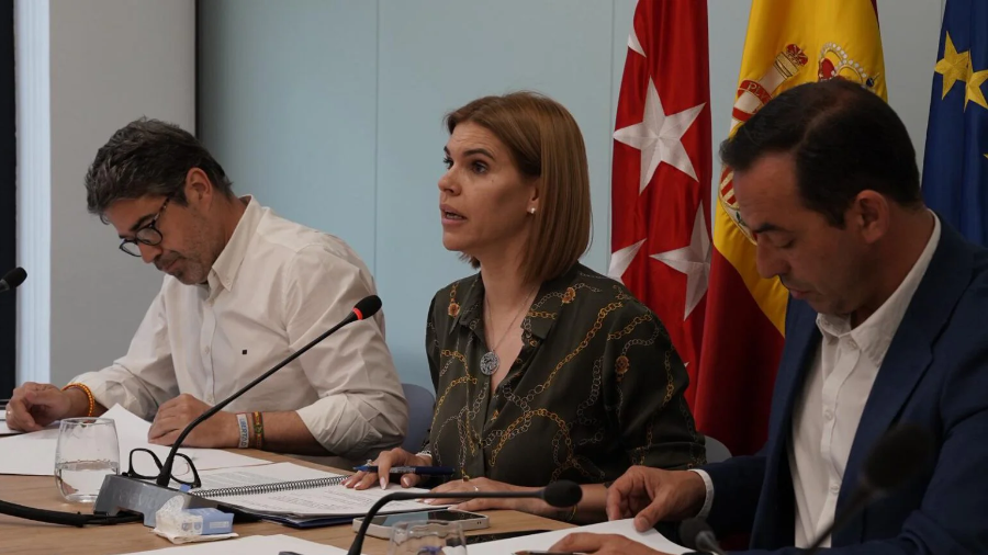 La presidenta de la Federación de Municipios de Madrid, Judith Piquet, preside la Junta de Gobierno de la institución