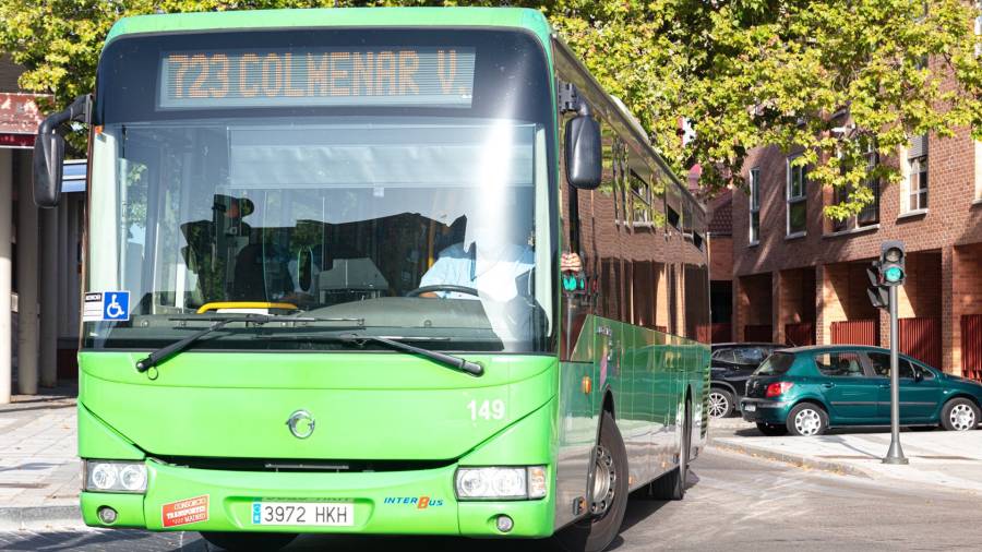 Imagen de archivo de un autobús interurbano