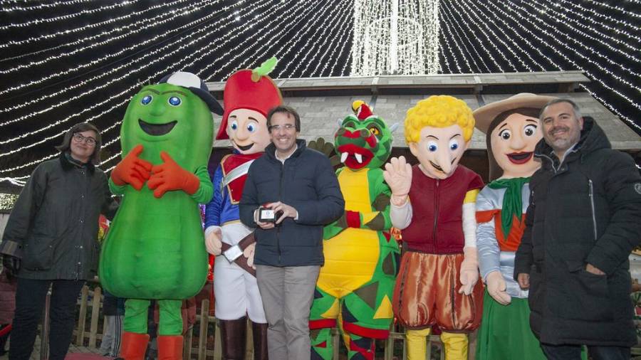 Foto de archivo del alcalde, Miguel Ángel Recuenco, en el encendido de luces de la ciudad la Navidad de 2023