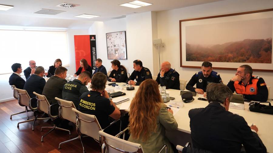 Testa y Martín en la Junta Local de Seguridad
