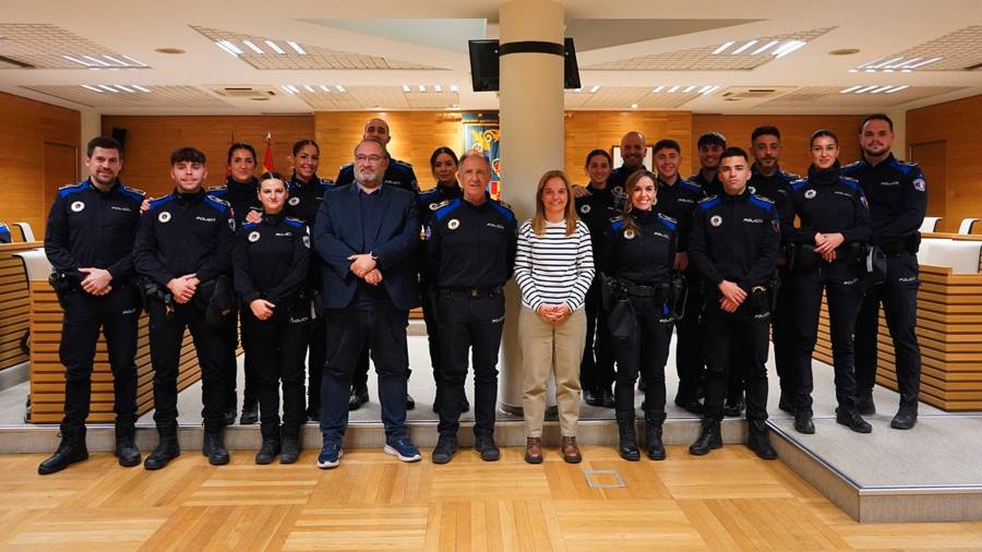 Nuevos policías de Getafe