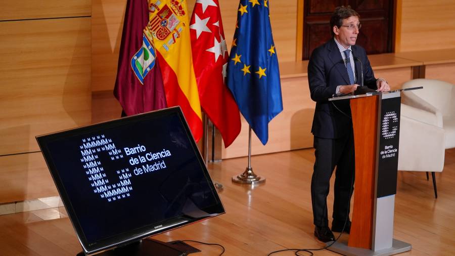 El alcalde, José Luis Martínez-Almeida, presenta el barrio de la Ciencia de la ciudad