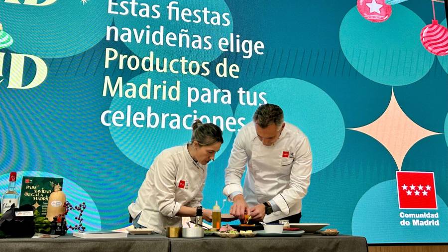 La chef Xandra Luque, embajadora de M Producto Certificado, elabora un menú navideño con alimentos de proximidad