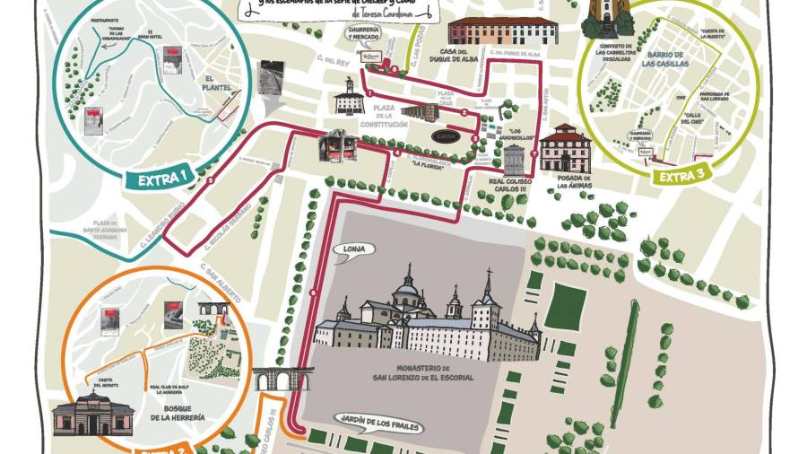 “Me gusta pensar que San Lorenzo de El Escorial también puede descubrirse a través de mis novelas”