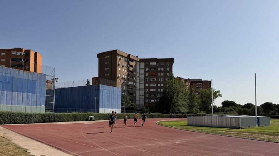 La pista de atletismo del Complejo Deportivo El Carrascal