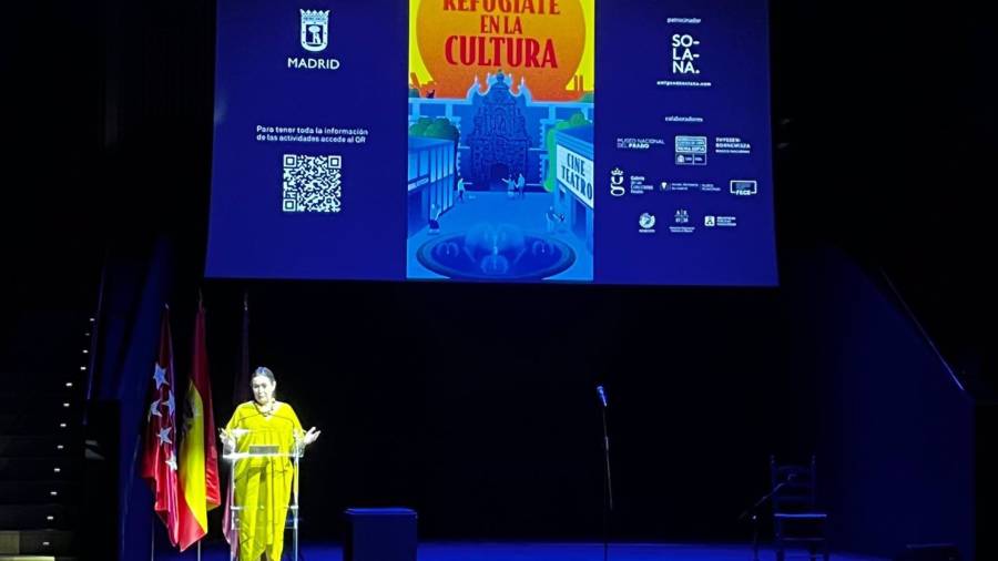 Presentación del programa ‘Refúgiate en la Cultura’ del Ayuntmaiento de Madrid