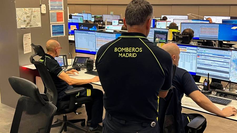 Efectivos del cuerpo de Bomberos