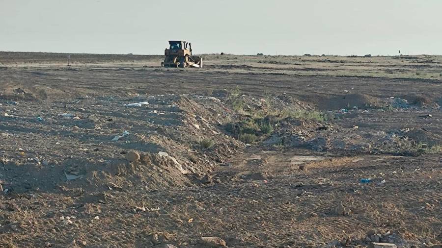 Zona de Ventorro del Cano, en Alcorcón, tras la retirada de residuos y vertidos junto a movimientos de tierras sin orden del Ayuntamiento de la ciudad