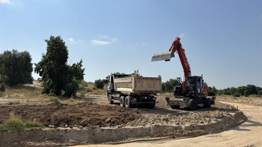 Obras del nuevo Parque Forestal Nodo de Hábitats en el municipio
