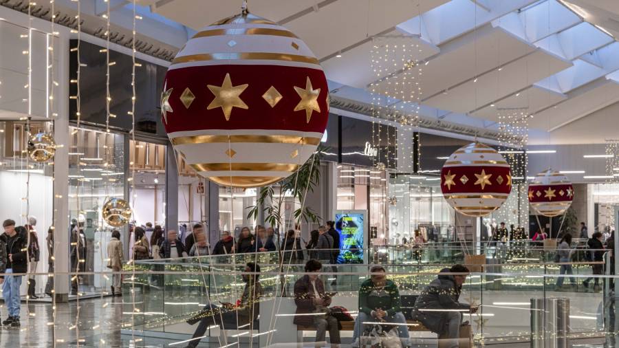 Centro comercial TresAguas en Navidad