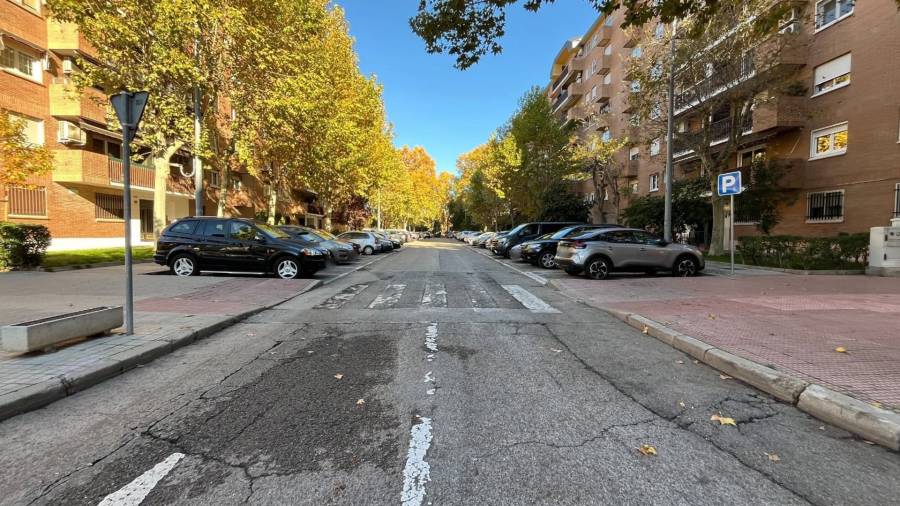 Calle José Chacón en el barrio Juan de Austria