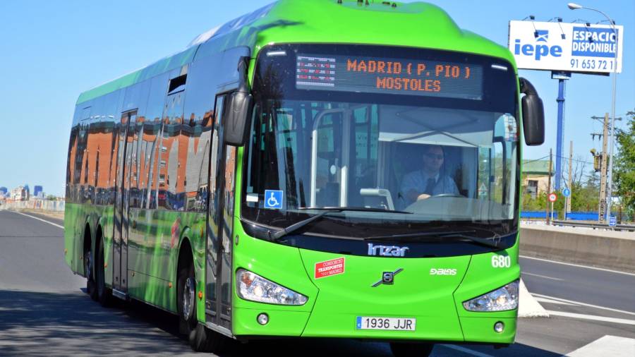 Autobús interurbano de la Comunidad de Madrid