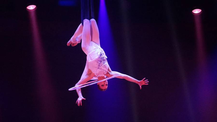 Acrobacia aérea del circo