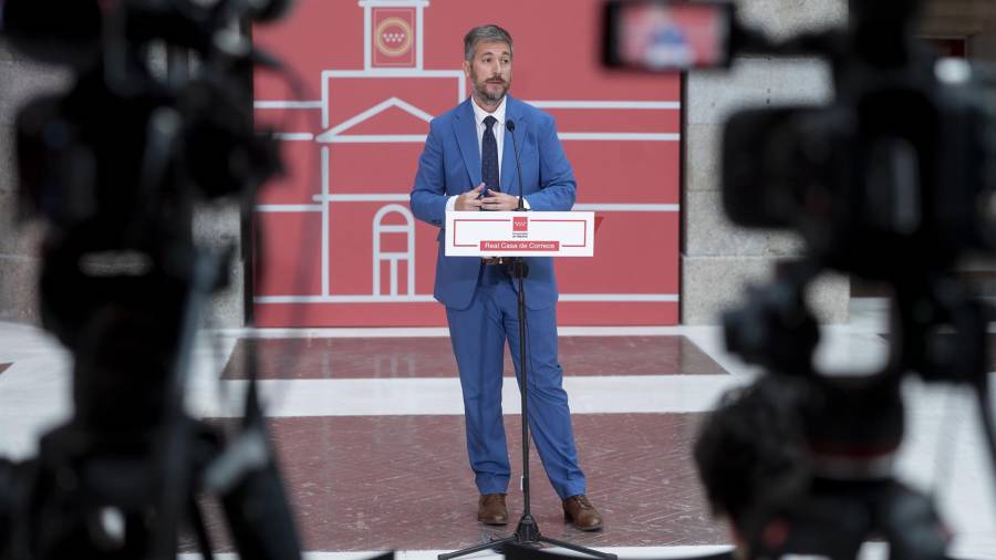 El consejero de Presidencia, Justicia y Administración Local, Miguel Ángel García Martín