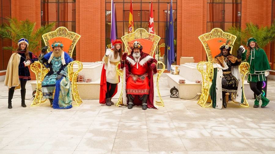 Sus Majestades de Oriente en el municipio