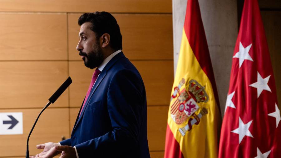 El portavoz del Partido Popular en la Asamblea de Madrid, Carlos Díaz-Pache