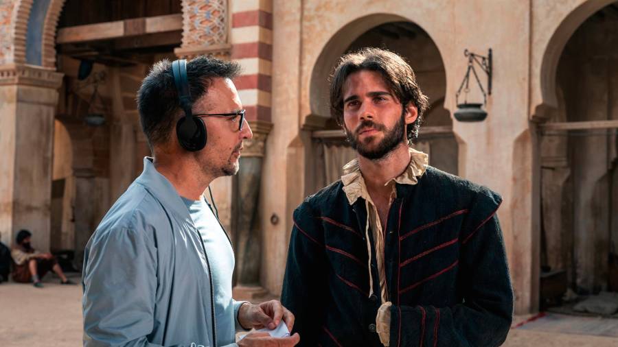 Rodaje de ‘El Cautivo’, una de las películas incluidas en el ciclo Hacia los Goya