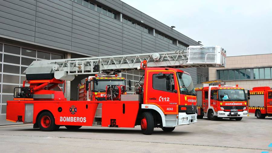 Imagen de archivo de vehículos del Cuerpo de Bomberos de Alcorcón