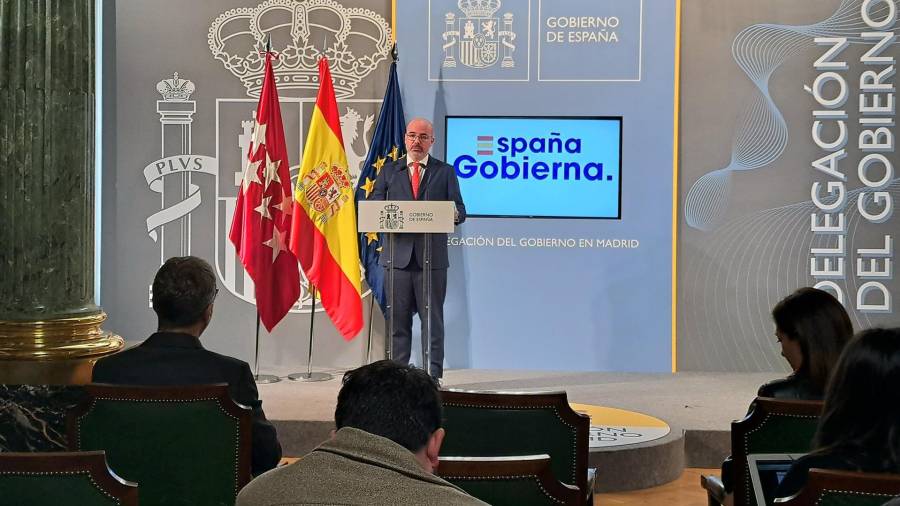 Rueda de prensa de balance de su primer año del delegado del Gobierno en Madrid, Francisco Martín