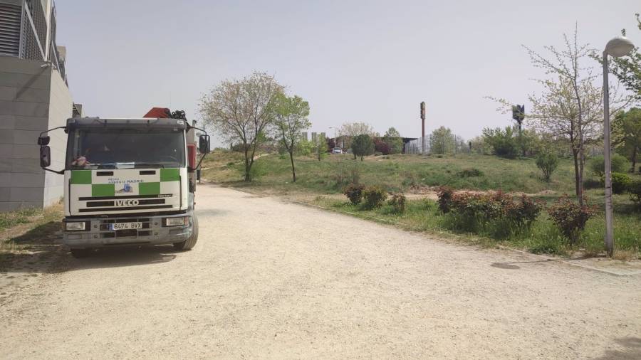 Lugar donde está fijada la construcción de un cantón de limpieza en el barrio de montecarmelo