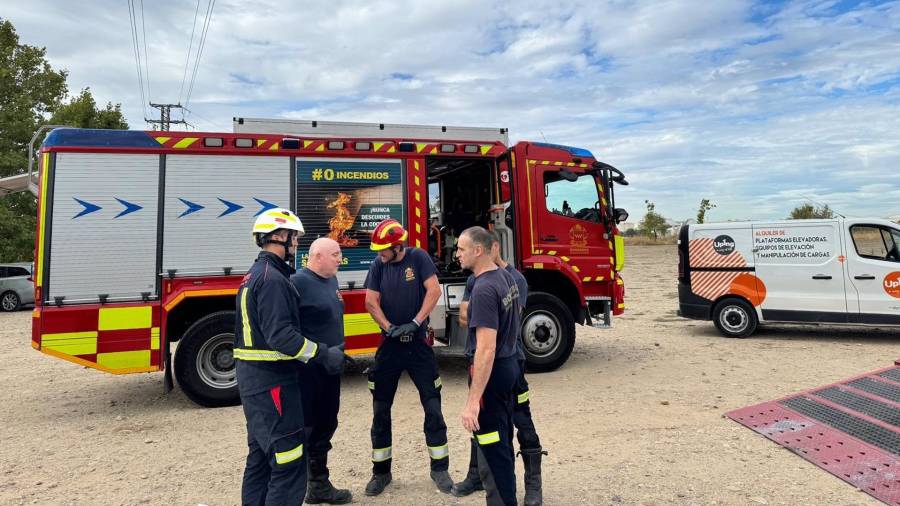 Los Bomberos de la Comunidad de Madrid acuden a la zona del suceso