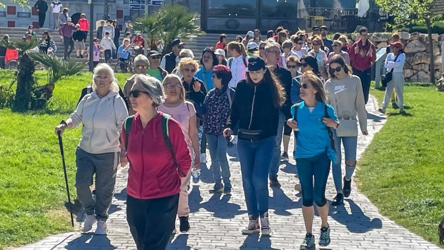 Imagen de archivo del Paseo Saludable de la pasada edición de la Semana de la Salud