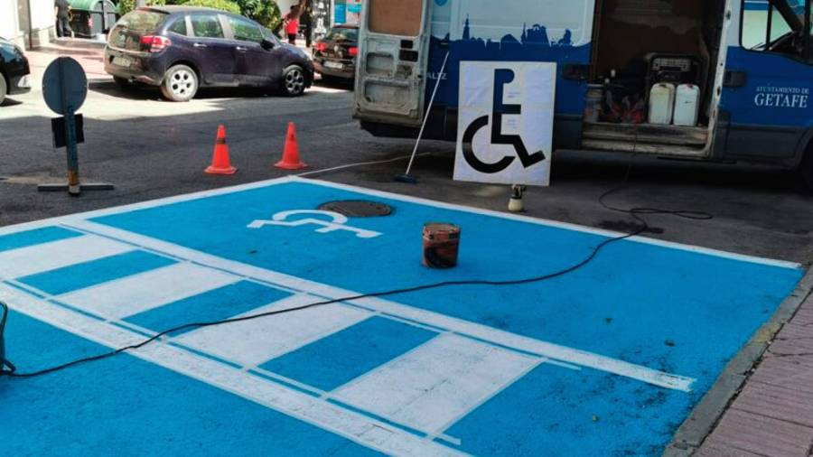 Se controla el buen uso de las plazas de movilidad reducida