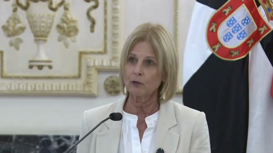 La presidenta de la Federación Española de Municipios y Provincias, María José García-Pelayo, interviene en Ceuta