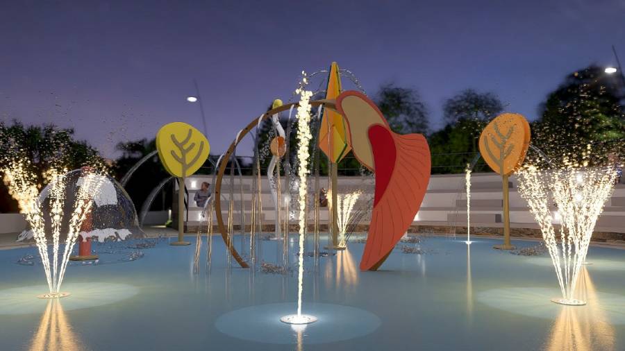 Infografía del espacio reformado