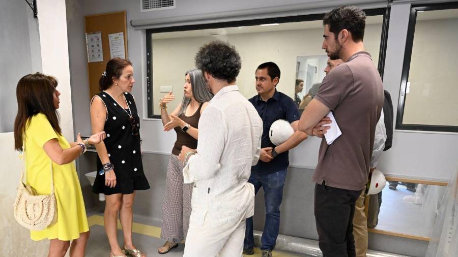 Visita de parte del equipo de Gobierno a las obras de los centros escolares