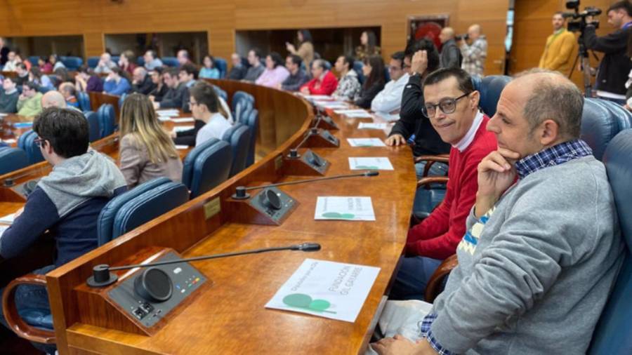 Personas con discapacidad en la Asamblea de Madrid, en la XV edición de ‘Diputados por un Día’