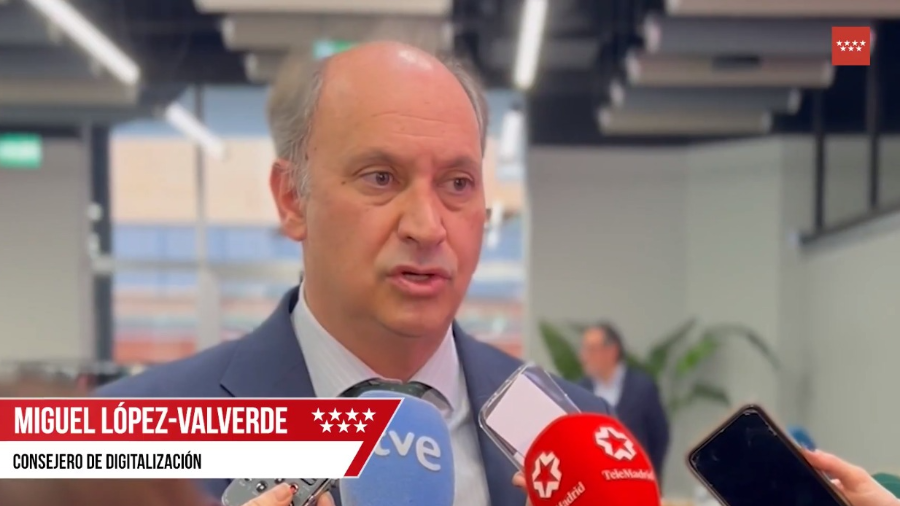 El consejo de Digitalización, Miguel López-Valverde, en declaraciones a los medios de comunicación